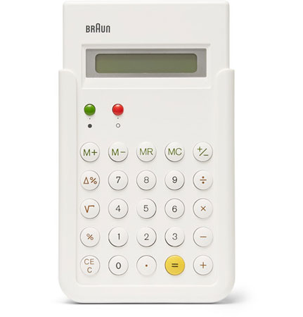 Dieter Rams-designed Braun ET66 calculator reissued as a limited edition