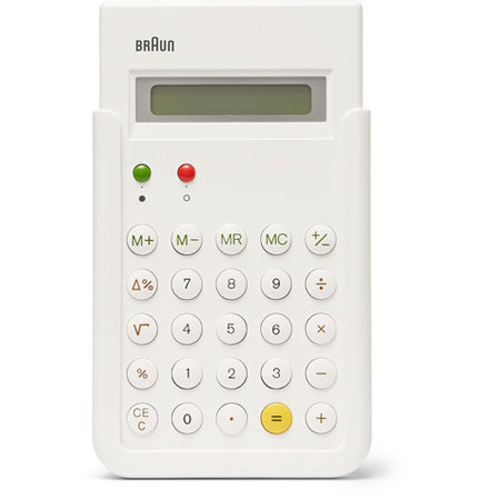 Dieter Rams-designed ET66 calculator reissued as a limited edition to Go