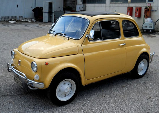 Fully restored 1972 Fiat 500L