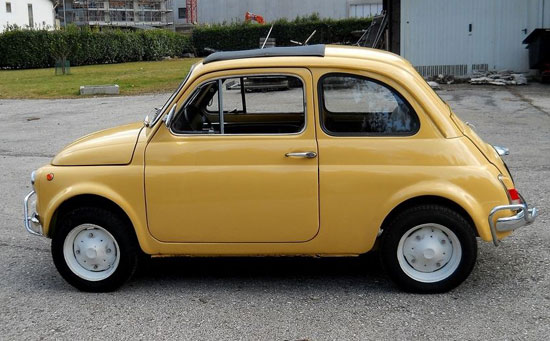 Fully restored 1972 Fiat 500L