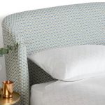 Lulu midcentury-style bed in Honeycomb Weave at Made