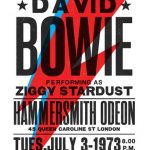 David Bowie Ziggy Stardust concert poster by The Indoor Type