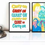 The officially licensed Carry On artwork collection by Art & Hue
