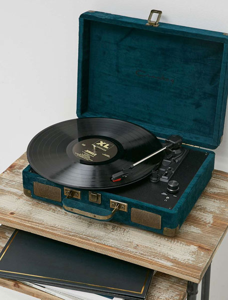 Crosley Cruiser record player returns in new suede finishes