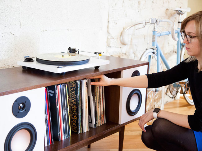 Midcentury-style HiFi Console by Department Chicago