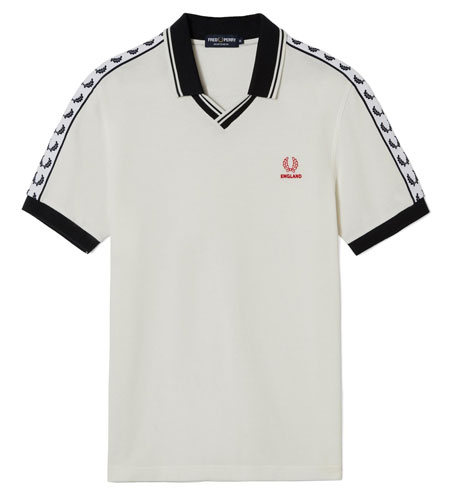 1980s-style Special Edition England Country Shirt by Fred Perry