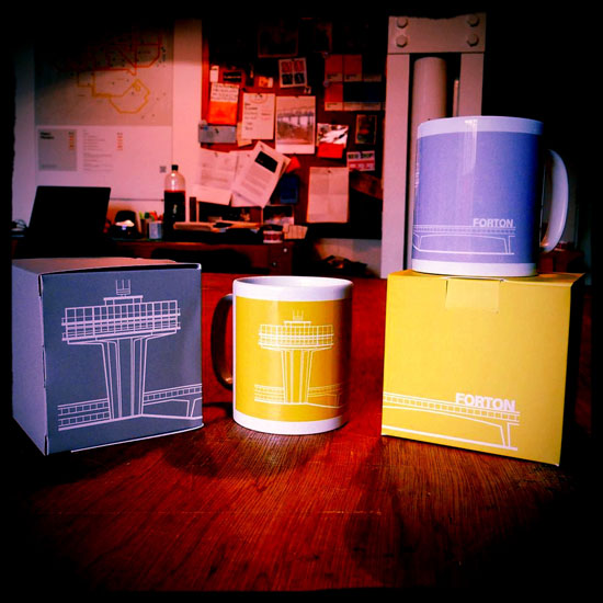 Forton Services mugs at The Modernist shop