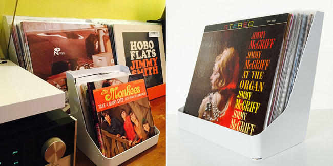 Rack up your records: Flipbin vinyl storage system