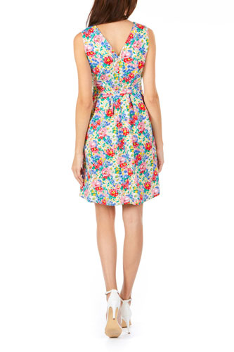 Vintage-style Hatty floral garden dress at Sugarhill Boutique