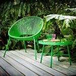 Retro-style Salsa outdoor chairs at John Lewis