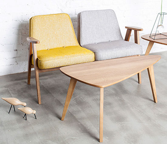 Midcentury-style coffee tables by 366 Concept at Monoqi