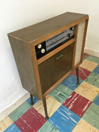 1950s Ace Minigram with BSR record deck