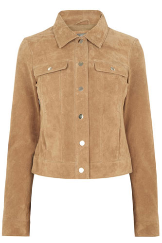 Vintage-style suede jacket at Oasis