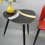 1950s midcentury style patterned tables