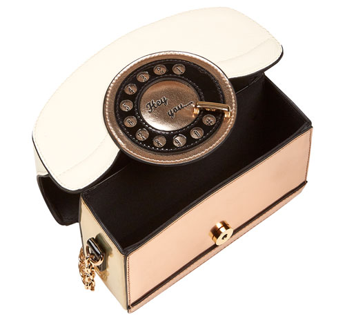 Retro Ring Ring Telephone bag at Accessorize