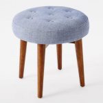 Mid-Century Upholstered Stool at West Elm