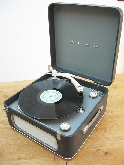 Restored 1960s Bush SRP30C portable record player