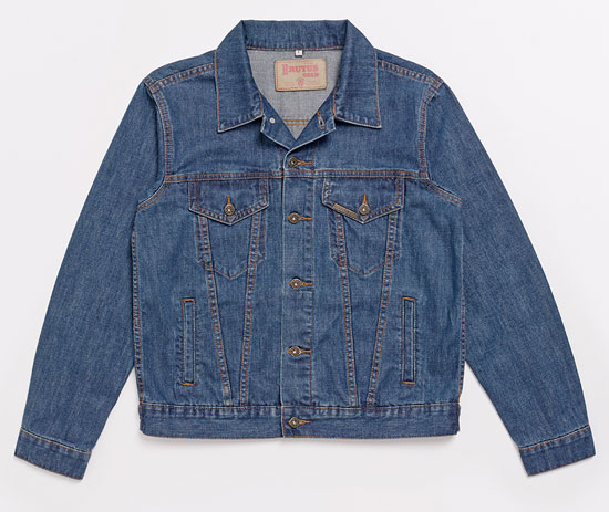 Brutus Gold vintage-style denim trucker jacket - Retro to Go