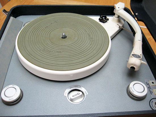 Restored 1960s Bush SRP30C portable record player