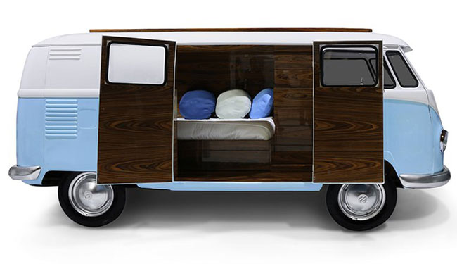 VW Camper Van in your bedroom: Circu Bun Van Bed
