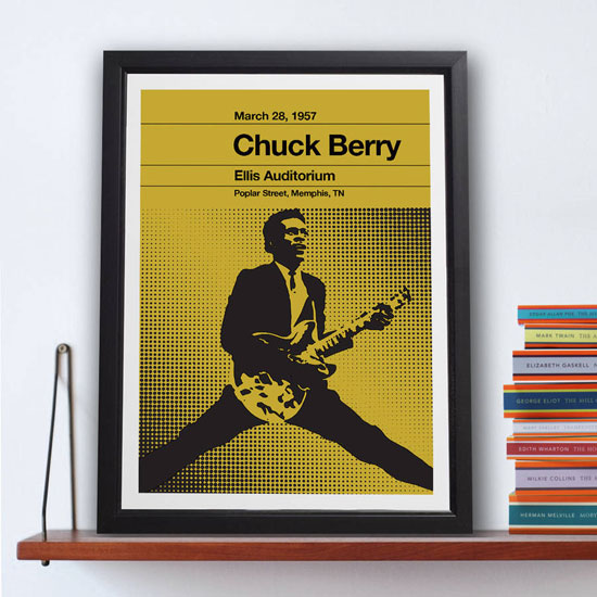 Chess Series gig posters by the Stereo Typist