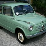 Restored 1958 Fiat 600 II Series car