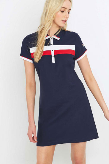 Urban Outfitters x Fila Serena 1980s-style polo dress