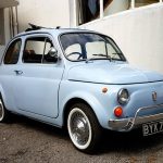 Restored 1970 right-hand drive Fiat 500