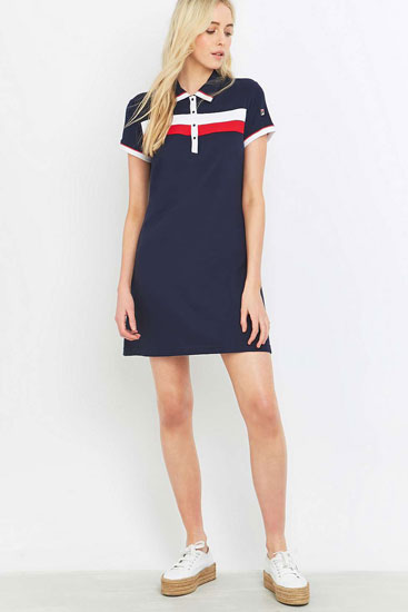 Urban Outfitters x Fila Serena 1980s-style polo dress