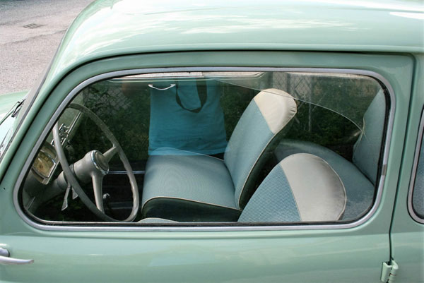 Restored 1958 Fiat 600 II Series car