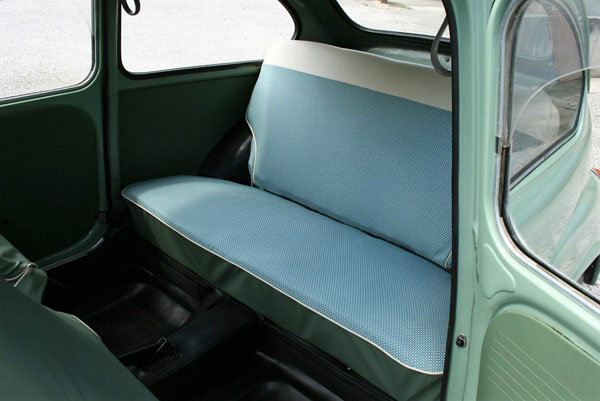 Restored 1958 Fiat 600 II Series car