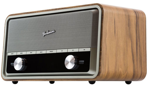 Goodmans Heritage II Connect retro-style radio