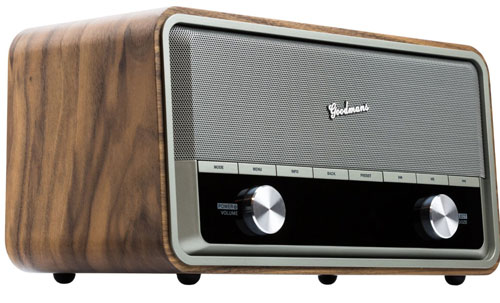 Goodmans Heritage II Connect retro-style radio