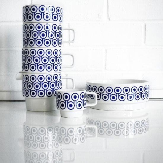 1970s-style Hokolo stackable ceramics at Make International