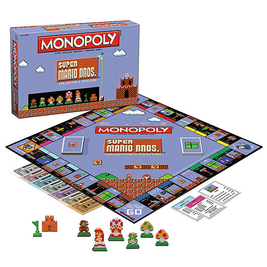 8-bit board gaming: Super Mario Bros Classic Monopoly