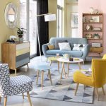 Fjord midcentury-style coffee table set at Maisons Du Monde