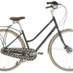 Orla Kiely Olive and Orange cycling and camping range at Halfords