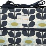 Orla Kiely Olive and Orange cycling and camping range at Halfords