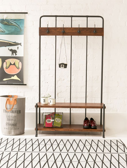 Vintage home: Old School Hall Rack at Rose & Grey