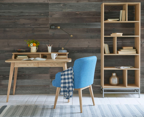 Handmade midcentury-style Smudge desk chair at Loaf