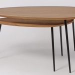 Sills midcentury-style coffee table set at Swoon Editions