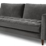 Midcentury-style Scott armchair and sofa returns to Made in new velvet finishes