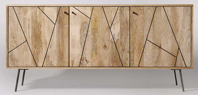 Herning retro-style sideboard at Swoon Editions