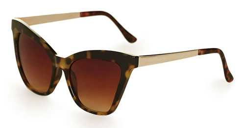 Retro shades: Vintage-style Cateye sunglasses at Topshop