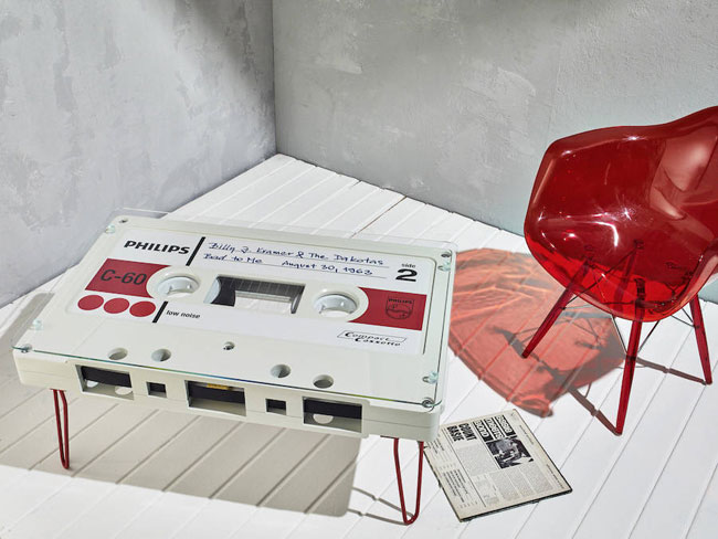 Super-sized tapes: Cassette coffee tables by Altar Furniture