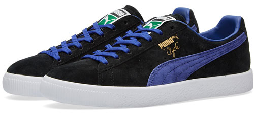1970s Puma Clyde trainers get an archive reissue in three shades of suede
