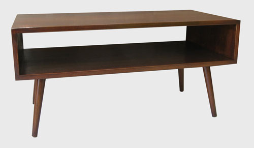 Midcentury-style coffee table by Flint Alley Furniture