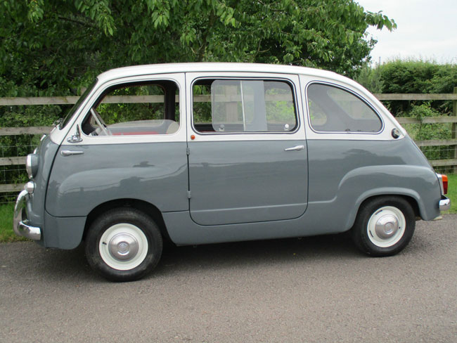 Fully restored Fiat 600D Multipla