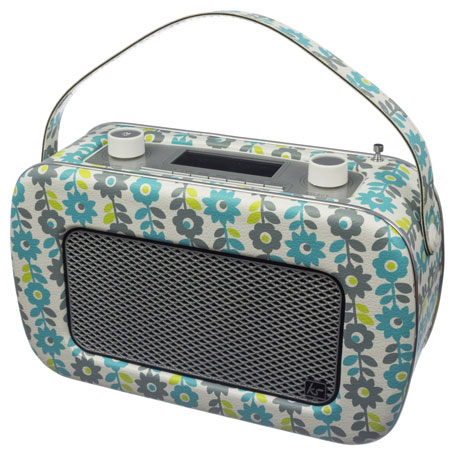 Vintage-style Kitsound Jive DAB/FM radio returns in a retro floral finish