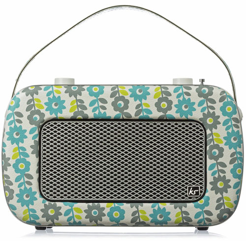 Vintage-style Kitsound Jive DAB/FM radio returns in a retro floral finish